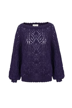 Wyre Jumper in Damson