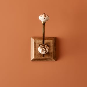 Rosia  Mango Hook with Ceramic Knob