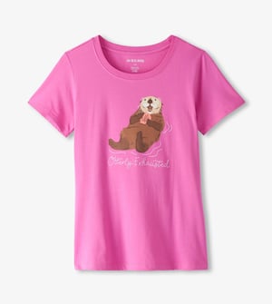 Women's Happy Otters Pajama T-Shirt