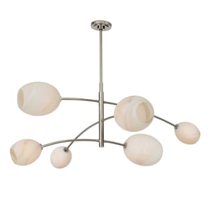 Artemis Polished Nickel Chandelier