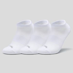 ANTA 3-Pack No-show Socks - White / 24-26cm