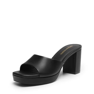 DREAM PAIRS Y2K Platform Heels with Square Toe