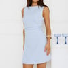 Pastel Sky Mini Dress Blue