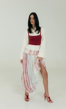 Susanne Maxi Skirt (Side Street) - US 6