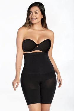 High Waist Thigh Slimmer Comfort Evolution - Black / 3XL