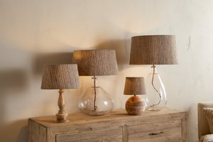 nkuku Nadee Banana Leaf Lampshade | Shades | Extra Large | Natural