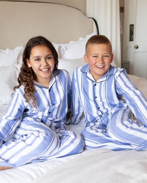 Alpes Kids Unisex Stripe Pyjama Set - 8-9