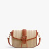 Marina Raffia Straw Crossbody Bag