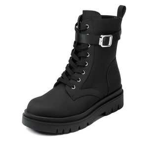 DREAM PAIRS Platform Lace Up Lug Sole Combat Boots