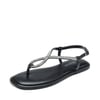 DREAM PAIRS Ankle Strap Rhinestone Flat Sandals