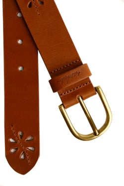 Weird Fish Cuoco Woven Belt Tan Size S/M