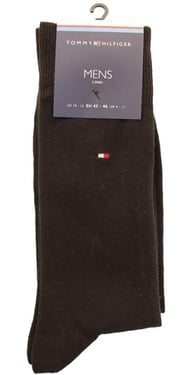 Tommy Jeans Plain Embroidery Logo Sock - Black - XL