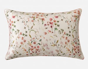 QE Home Cordelia Pillow Sham, Floral, Pink, King