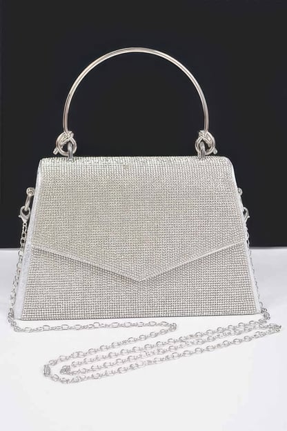 Women's Handbag Rhinestone Metal Handle - SOHO - BYMANYC ® New York