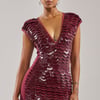 AKIRA Crazy In Love Scale Mini Dress | Size Small