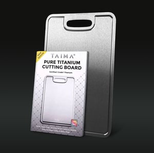 Certified Taima® Pure Titanium Cutting Board - V2 Updated Design