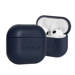 Apple AirPods Leather Case (4th Gen) - Blue