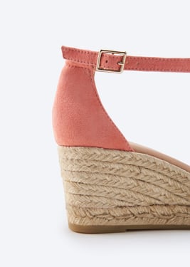 Miera Suede Espadrille Sandal Wedges