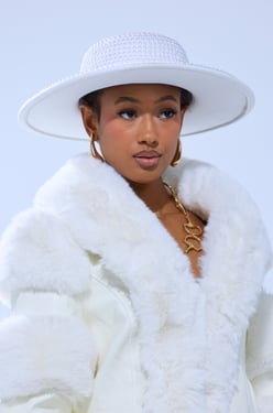 AKIRA Polly Pearl Brim Hat
