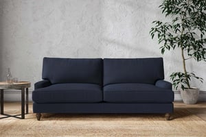 nkuku Marri Large Sofa | Make To Order | Brera Linen Indigo | No Colour