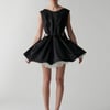 SATIN BELTED TUTU DRESS - XS