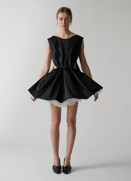 SATIN BELTED TUTU DRESS - XL