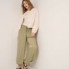 Green Vida Balloon Leg Trousers