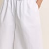 White Wide Leg Palazzo Culottes