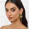 Retreating Earrings Gold