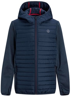 Jack & Jones Junior Quilted Jacket - Blue / Navy Blazer - 8Y
