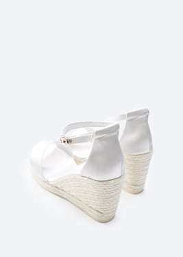 Salguer Silk Espadrilles Sandal Wedges