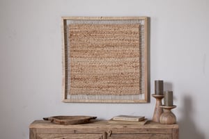 nkuku Pemali Woven Jute Wall Art | Decorative Accessories | One Size | Natural