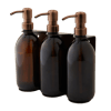 Gold Triple Wall Mounted Soap Dispenser