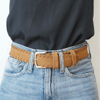Phoenix Braided Belt in Caramel