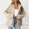 Cool Girl Cosy Jacket Taupe