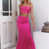 Making Heads Turn Maxi Skirt Pink