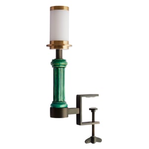 Bronte rechargeable bookshelf light in turquoise
