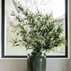 48" Artificial Olive Branch Stems