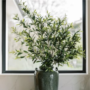 48" Artificial Olive Branch Stems