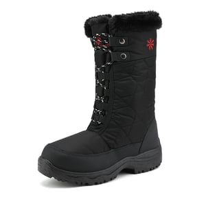DREAM PAIRS Fur Mid Calf Snow Boots
