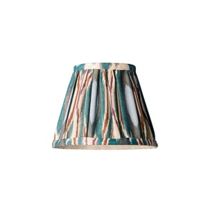 18cm Straight Empire Pendant shade in teal Heraldic