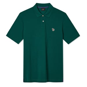 Paul Smith Cotton-Pique Zebra Logo Polo Shirt Teal