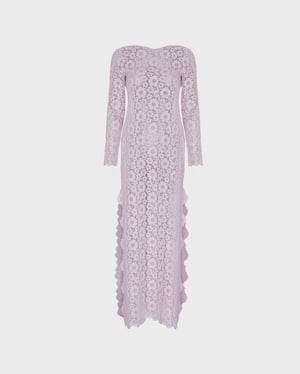 Vilebrequin - Women Long Dress Flowers Lace - Dress - Renata - Pink - Size M