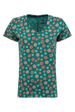Weird Fish Merica Printed Jersey T-Shirt Viridis Size 8
