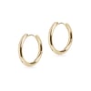 Large Chunky Hoop Earrings