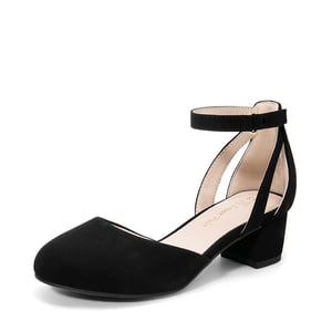DREAM PAIRS Girls    Almond Toe Block Heel Dress Shoes