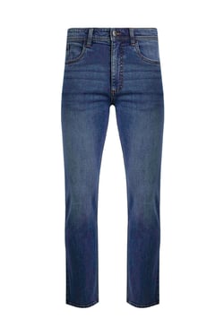 Weird Fish Eddie Straight Leg Denim Jeans Dark Denim Size 40
