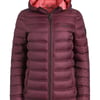 Weird Fish Eshka Lightweight Padded Jacket Aubergine Size 14