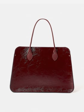The Work Bag - Oxblood Patent