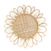 Daisy Handwoven Iraca Placemat - Accented Borders / Marigold
